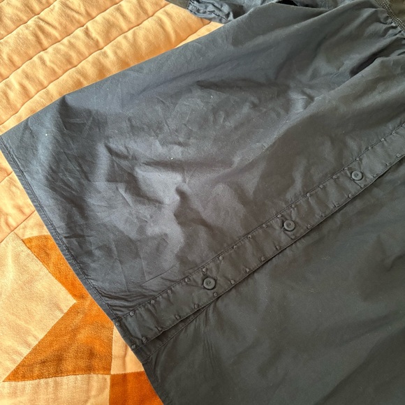 ULLA JOHNSON Freja Short Sleeve Button Down Top with Peter Pan Collar 2 Small - Picture 7 of 8